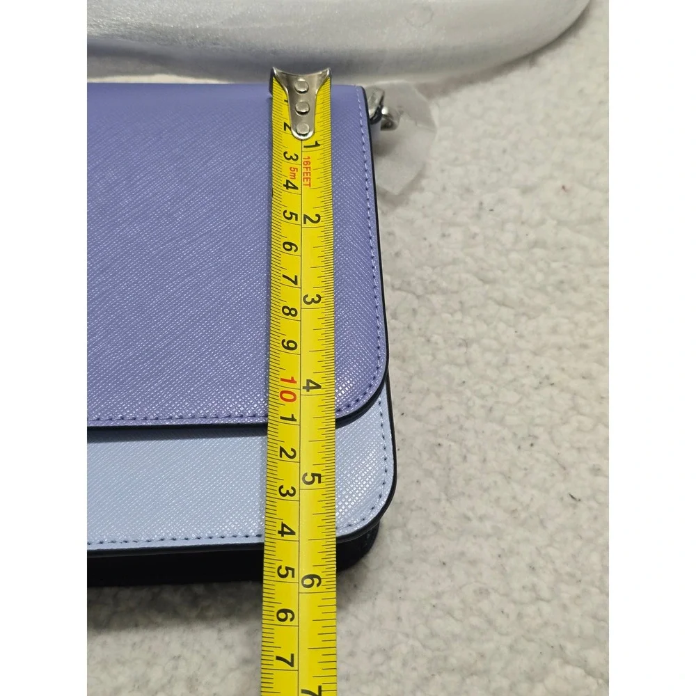 Kate Spade Madison Flap Convertible‎ Crossbody Saffiano Leather Blue KC623 NEW
